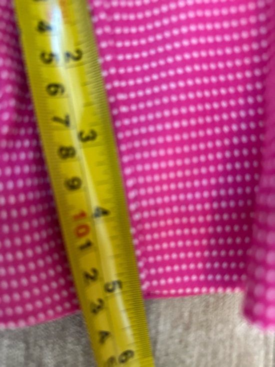 Isaac Mizrahi Hot Pink Micro-dot Pattern Stretch Shorts 10 NWT - Picture 4 of 6